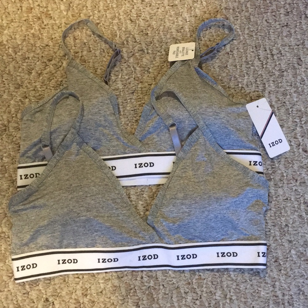 2 IZOD bras size Large